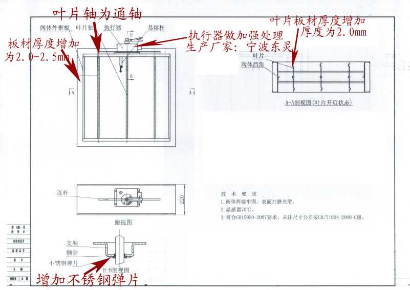 280℃排煙防火風(fēng)閥功能、特點(diǎn)及技術(shù)參數(shù)